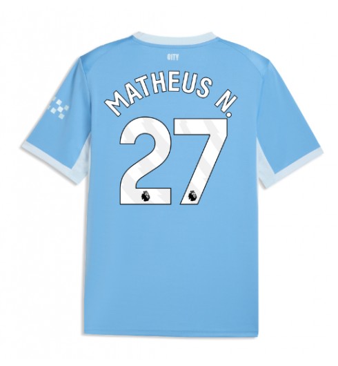 Manchester City Matheus Nunes #27 Kotipaita 2026-27 Lyhythihainen Manchester City Matheus Nunes #27 Kotipaita 2026-27 Lyhythihainen